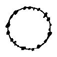 Symprotit heads distributed around a 
              ring made of fila